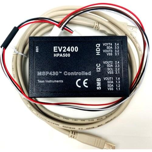 Latest EV2400 TI HPA500 Bqstudio Debugger UAV Battery Maintenance Tool Detect Battery Gauge Circuit SMBus Replace EV2300