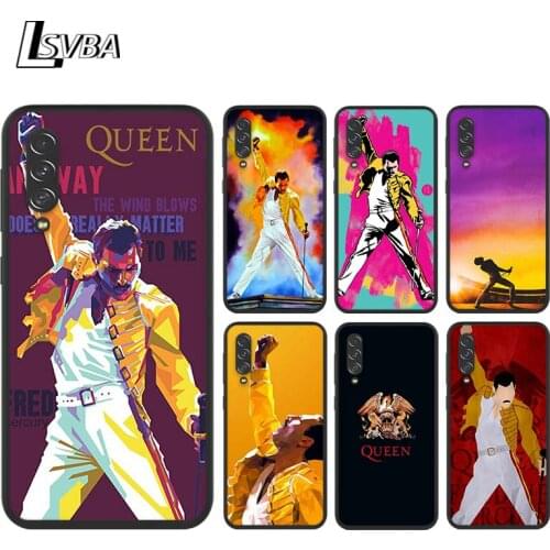 Queen Freddie Mercury For Samsung Galaxy A90 A80 A70 S A60 A50S A30 S A40 S A2 A20E A20 S A10S A10 E Black Soft Phone Case