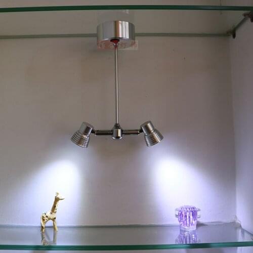 Dry battery LED ceiling lamp window display cabinet leads wedding jewelry cabinet SD33