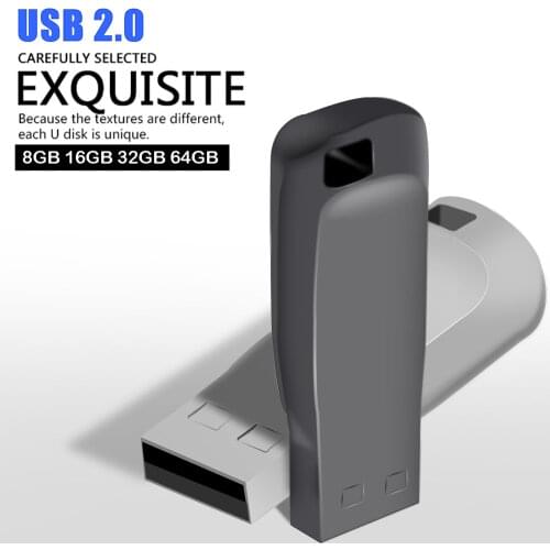 Metal USB Flash Drive 2.0 pen drive USB pendrive usb stick Flashdrive u disk custom logo 4GB 8GB 16GB 32GB for gifts business