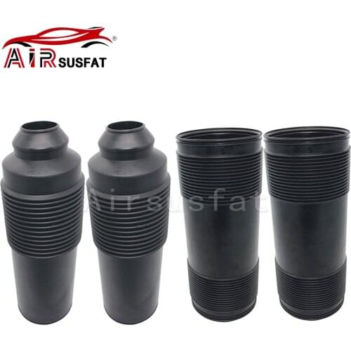 1 Set For Mercedes-Benz R230 SL350 SL500 ABC Suspension Strut Dust Cover Front & Rear Hydraulic Shock Absorber Rubber Boots