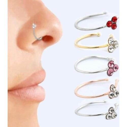 1pcs Three-drill Nose Ring Makeup Toys Nail Polish Toys Soluble Nail Polish Pretend Play Toys Children Girls Makeup Toy Gift