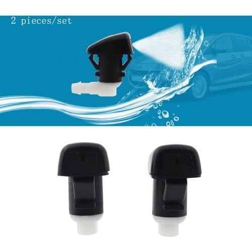 2 pcs Windshield Washer Wiper Water Spray Nozzle Jets Fit for Pontiac 2010-2005 Chevrolet 2012-2008 Chrysler Dodge 2006-2004