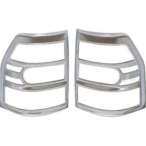 Chrome Frame Rear Lights for Pajero V97 V93 V98 V87 Tail Lamp Cover FOR MONTERO Warning Lights Clearance Lights Protector V95