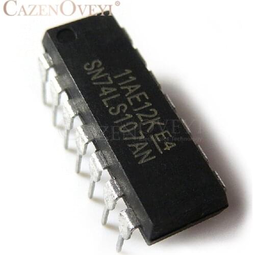 5pcs/lot SN74LS107AN DIP14 SN74LS107N DIP HD74LS107AP 74LS107 DIP-14 DM74LS107AN MB74LS107 In Stock