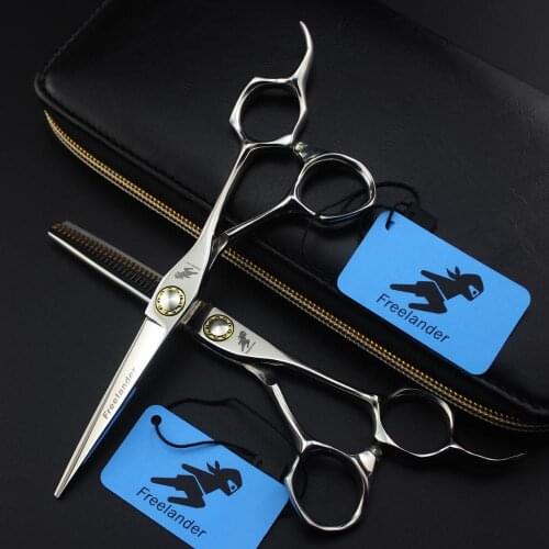 6 inch Sharp Blade Bearing screw Hair Scissors Professional Barber Scissors Hairdressing Shears Salon Cutting Scissor Set Makas