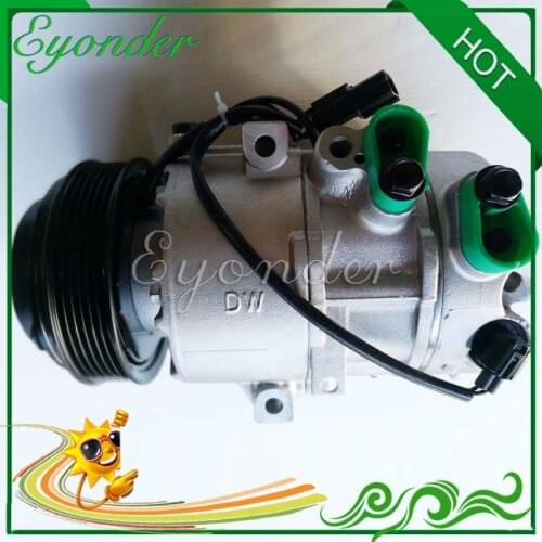 A/C AC Air Conditioning Compressor Cooling Pump with Clutch PV6 DVE13 for Kia Sportage 2.0 G4NC HYK301 P300133500 977013-Z500