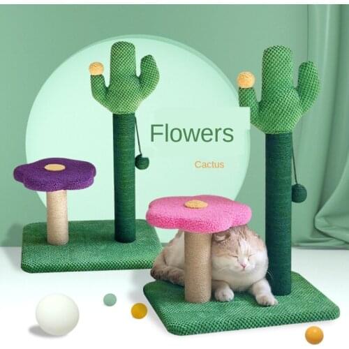Flower Cactus Cat Climbing Frame Cat Nest Cat Tree House Cat Toy Pet Products Furniture Shelves
