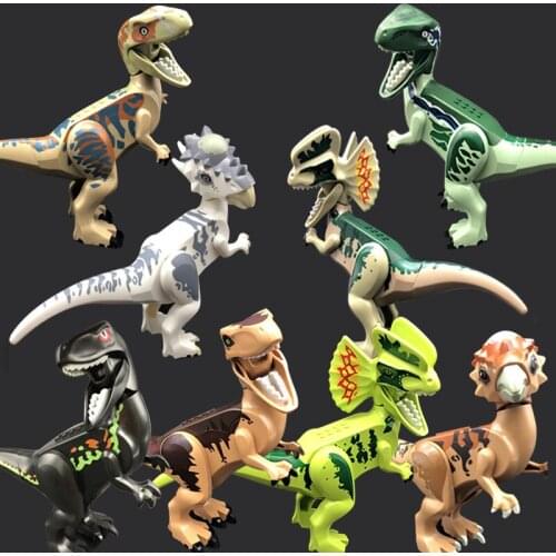 Jurassic Dinosaur Park Tyrannosaurus Rex Assemble Diy Buildings Blocks Animal Model Building Blocks ChildrenS Educational Toys