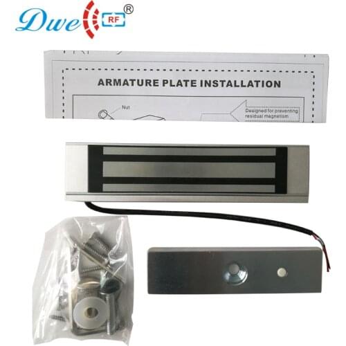 DWE CC RF access control electromechanical locks aluminum gate lock with 280kg 350 lbs holding force