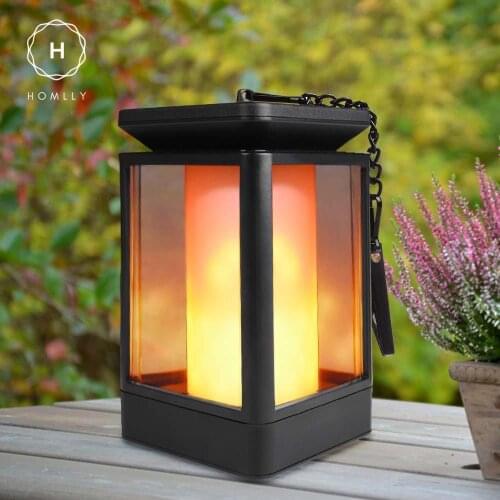 Homlly Outdoor Solar Lantern Lamp(3 modes)