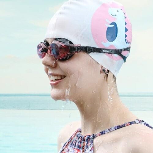 Adult Swimming Cap Men Women High Elastic Silicone Swim Cap Waterproof Protect Ears Swim Hat Swimming Accessories