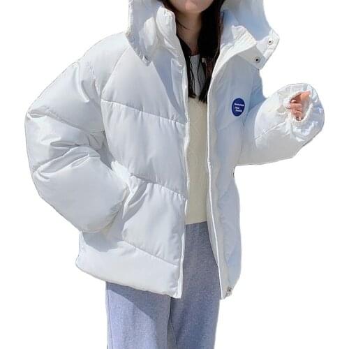 Fashion Winter 2021 Womens Coats New Korean Version Of Parkas Bread Jacket Student Thickened Cotton Jacket Female Jacket