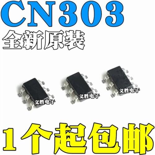 2PCS New and original CN303 303 Low power dual channel voltage detection IC chip SOT23-6 Voltage detection chip