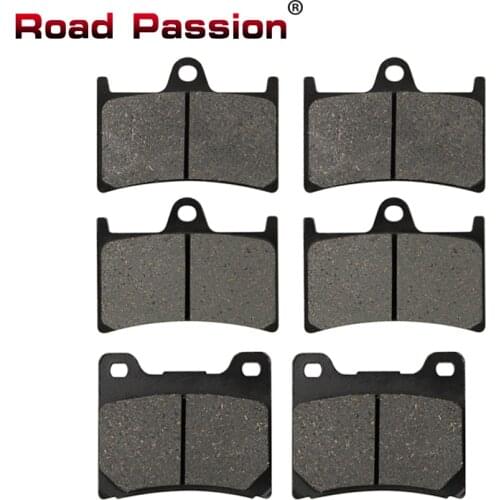 Road Passion Motorcycle Front Rear Brake Pads for YAMAHA YZF600R YZF 600 ThunderCat 1996-2007 YZF1000R YZF1000 R Thunderace 1997
