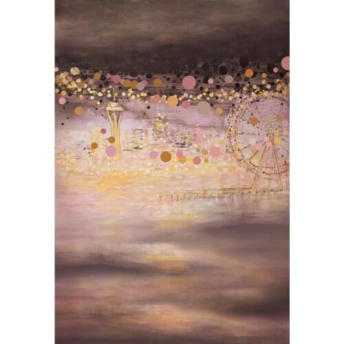 NeoBack Thin Vinyl 5x7ft vintage vinyl backdrop backgrounds for photo studio children shooting Computer Painted Backdrops P0742