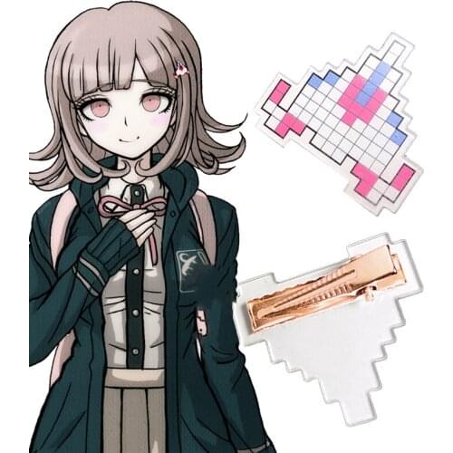 Anime Danganronpa Chiaki Nanami Hair Clip Super Dangan Ronpa Girls Cute Plane Hairpin Props Cosplay Accessories 3.5*3.5cm