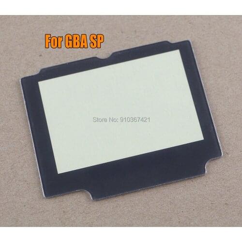 50pcs/lot Replacement Black Plastic mirror For Game Boy Advance SP Screen Lens Protector For GBA SP Game Console