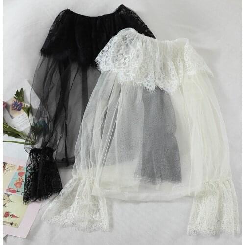 Women Spring Summer Patchwork Lace Flower Peter pan Collar Basic Shirt Casual High Waist Pullover Mesh Gauze Voile Blouse Tops