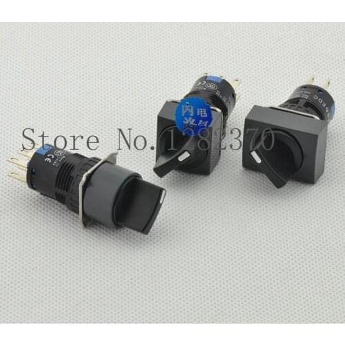 [ZOB] original 16mm selector switch XB6EA / C / DD222C/232C knob round / square / rectangular 2nd lock 2C / O --10pcs/lot