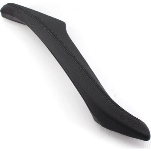 1X Right Front Rear Door Trim Pull Handle Side Black PU Leather for BMW F10 F11 F18 51 41 7 225 852
