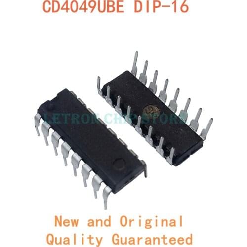 10PCS CD4049UBE DIP16 CD4049 DIP CD4049BE DIP-16 new and original IC