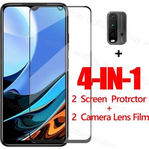 2.5D Screen Protector For Redmi 9T Glass For Redmi 9T 9C 9A Poco M3 X3 F2 Pro Tempered Glass Protective Phone Film For Redmi 9T