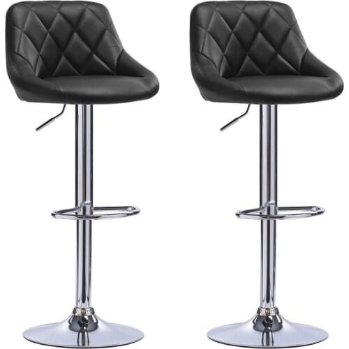 2PCS Stylish Bar Chair Modern European Americal Bar Stool Lifting Rotating High Pedal Dining Chair Leisure Coffee Chairs HOT HWC