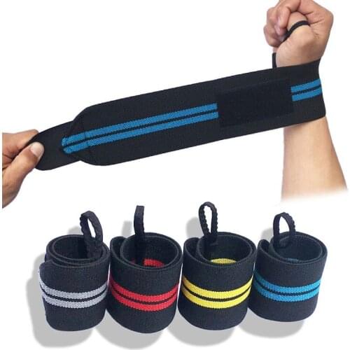 200Pcs/Lot Workout Gloves Weight Lifting Long Strap Gym Bodybuilding Wrist Support Wraps