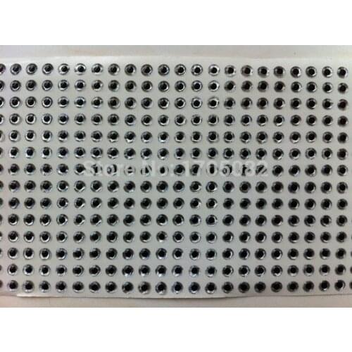 500pcs 5mm Silver 3D Holographic Fish Lure Eyes Fly Tying Jigs Craft Dolls
