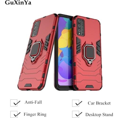 Phone Cases Honor Play 4T Pro Cases Luxury Armor Magnetic Ring Cover Honor Play 4T Pro Fundas For Huawei Honor Play 4T Pro Funda