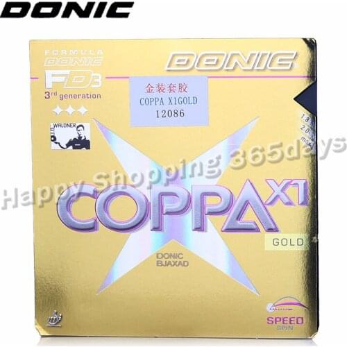Donic Original COPPA X1 GOLD Pimples In Table Tennis Rubber Pips-In Ping Pong Sponge Tenis De Mesa