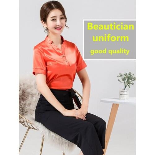 High-end beauty salon health ear picker work clothes womens foot bath shop foot massage technician sauna foot massage work clot