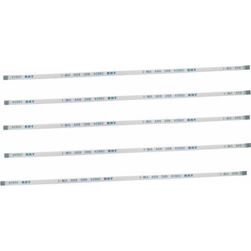 150mm 5Pin 1mm Pitch FFC FPC Flexible Flat Cable Same Side AWM 20624 80C 60V 5 PCS