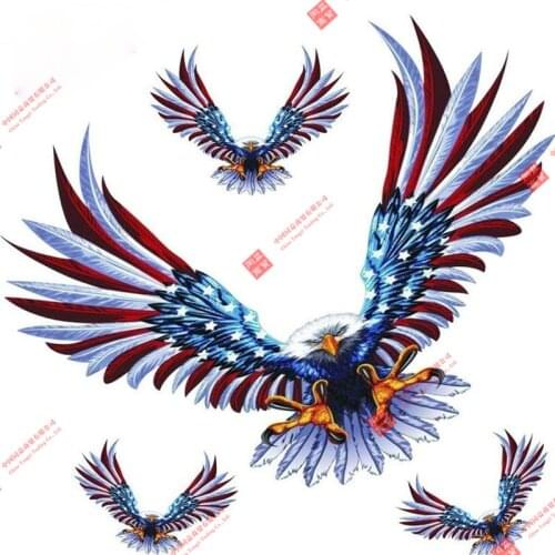 Personality Reflective Tape American Eagle Car Stickers Decals Accessories Auto Decorative Stickers PVC