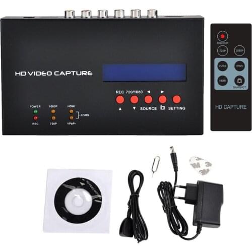 Ezcap283S YPbPr Recorder Box with Scheduled Recording 1080P HDMI TO USB 2.0 Game Capture Card for XBOX PS4 DVD Videocapture