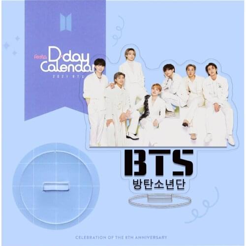 Kpop South Korean Groups Bangtan Boys Acrylic Stand Action Figures Stand Desktop Display Album BUTTER 8th Anniversary Fans Gift