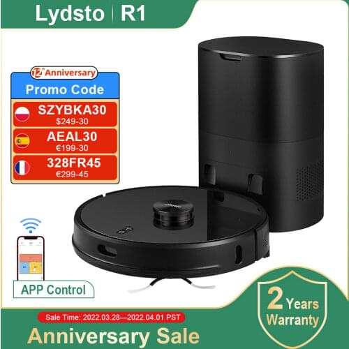 Lydsto R1 Robot Vacuum Cleaner Wet and Dry Floor Washing Mop Sweep Powerful Autonomous Vacuum Cleaner Robot Smart Home Cleaning