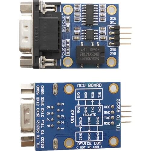 SP3232 TTL to RS232 TTL to male serial port Power isolation - signal isolation module
