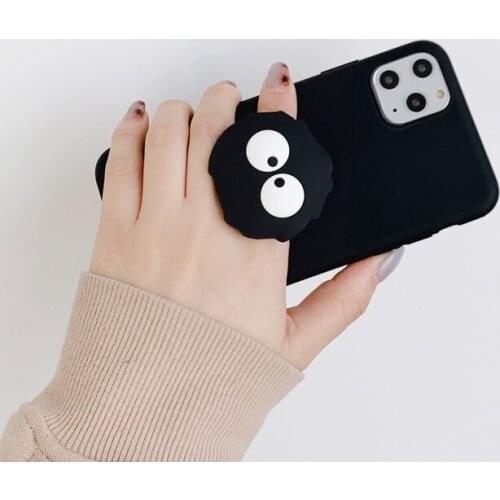 For Samsung Galaxy A02S A12 A32 A42 A52 A72 S21 S20 FE Note 20 Ultra A21S A51 A71 A50 A70 Cartoons Stand Soft Phone Holder Case