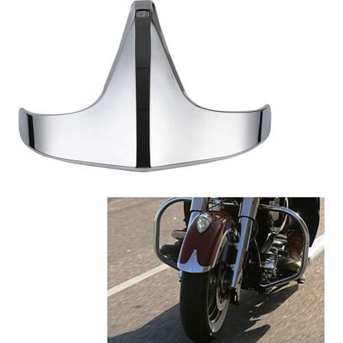 Motorcycle Front Chrome Pinnacle Fender Tip Accent For Indian Chief Dark Horse 2016-2020