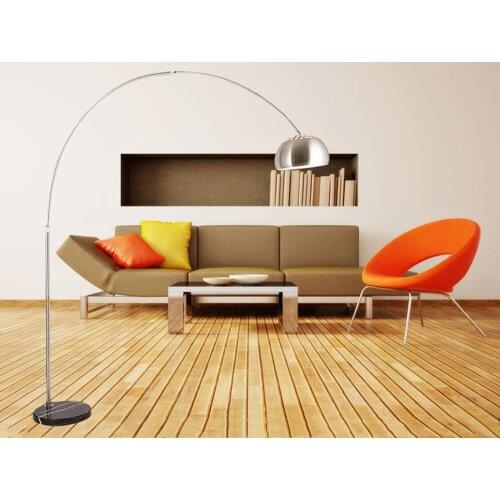 Fishing floor lamp big floor lamp stainless steel good quality different sizes E27 Italy design hotel project lighting