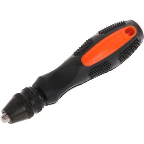 Adjustable Pin Vise Model Hand Drill Tool With Keyless Chuck 0.5-8mm Fit Drill Bits Screwdriver Bit