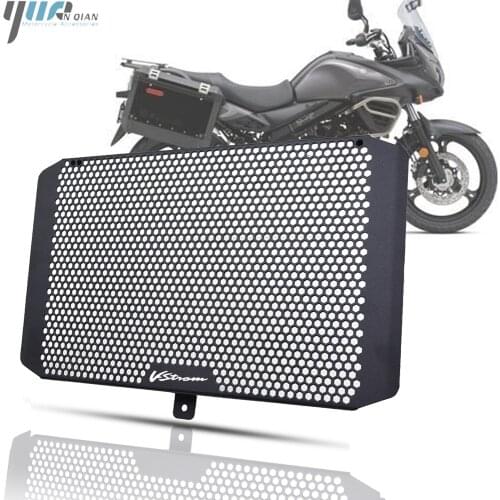NEW Style Motorcycle Accessories CNC Aluminum moto Radiator Guard Protector Grille Grill Cover For Suzuki V-Strom 650 2011-2019