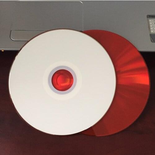 Wholesale 25 discs 700MB Car Blank Printable Red CD-R Disc