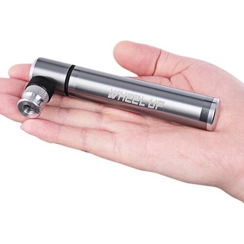 WHEEL UP Aluminum Alloy Portable Mini Bike pump Bike Hand Pump MTB Bike Accessories Riding Bicycle Air Pump Tire Ball Inflator