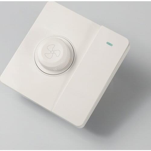 Ceiling Fan Speed Regulating Switch,Fan Stepless Speed Regulation Switch Panel,CeilingFan Governor,1gang1way Speed Regulation