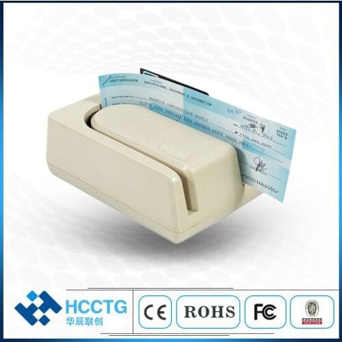 RS232 / PS/2 / USB ISO1004 E13B CMC7 Bank MICR Scanner Check Reader With MSR HCC1250X-M