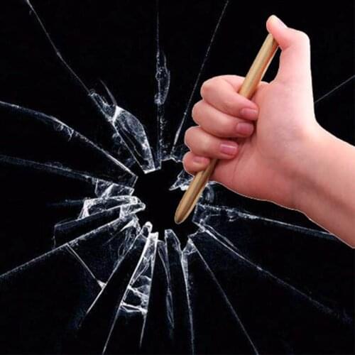 JNMZAUM brass material golden color roller pen special shape break glass protection function and writting tool student office