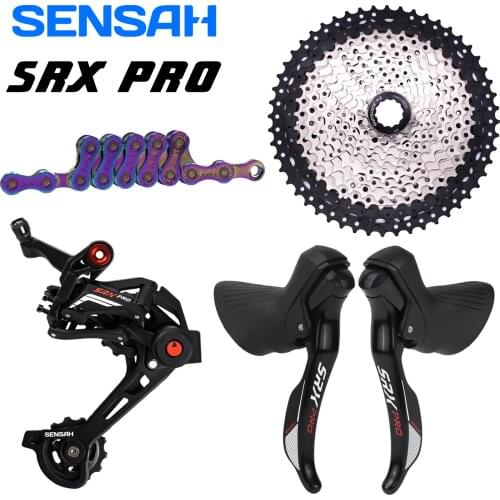 SENSAH SRX PRO 1x11 Speed Road Gravel Bike Groupset Shifter + Rear Derailleurs + Cassettes + SUMC Chains Cyclo-Cross SRAM New
